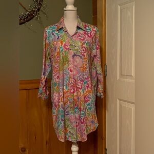 Lauren Ralph Lauren Women Multicolor Night Gown Dress Coverup